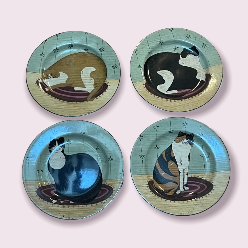 2000 Warren Kimble for Sakura cat collection plates